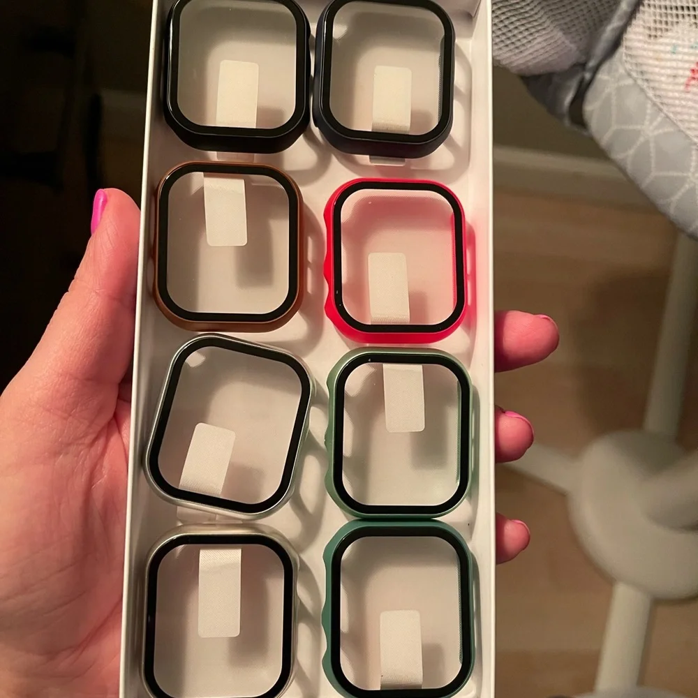Lot of 8 Protective Bumper Case for Apple Watch 42mm Series 10